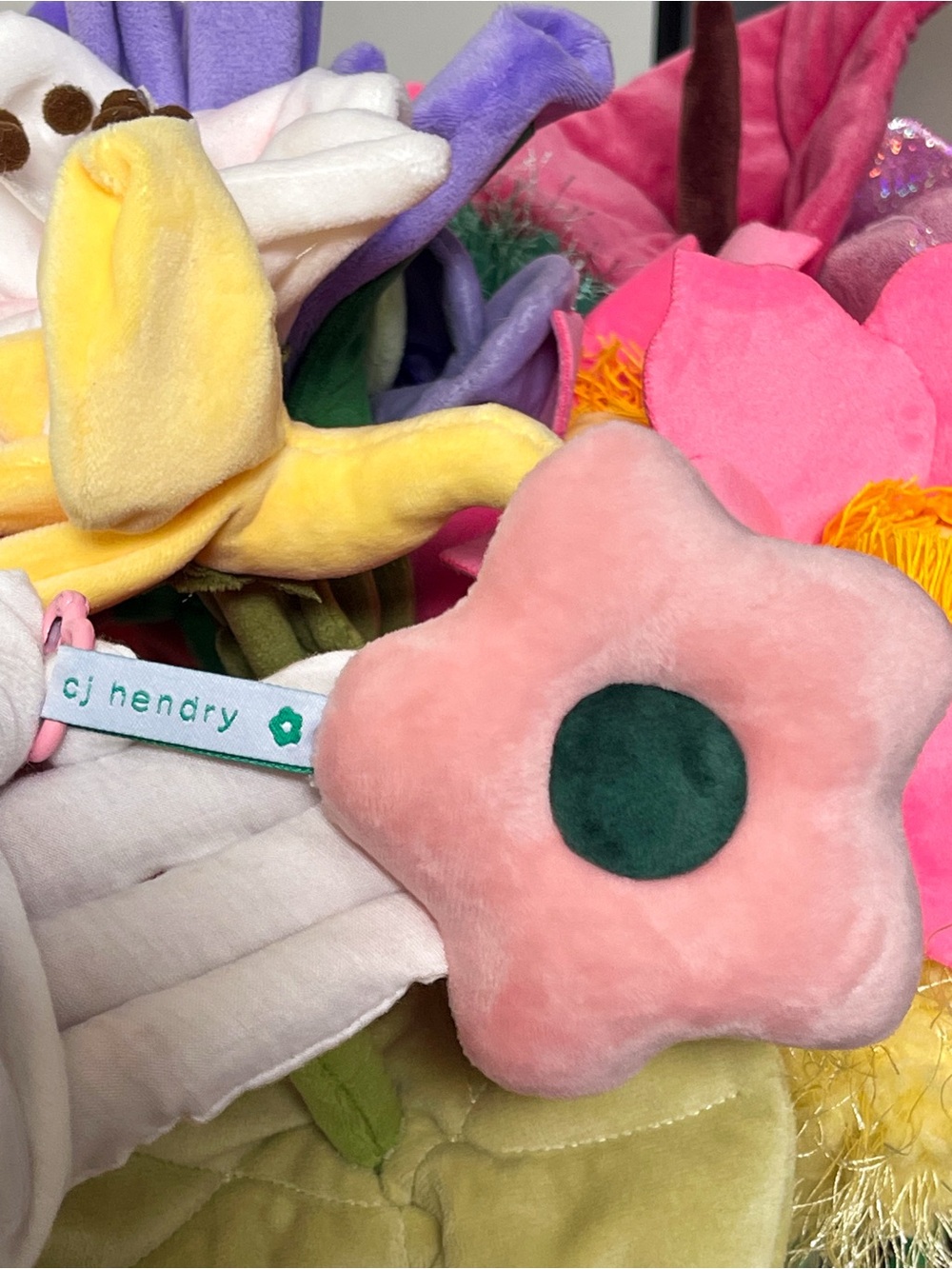 CJ Hendry x Henderson Land plush flower keychain